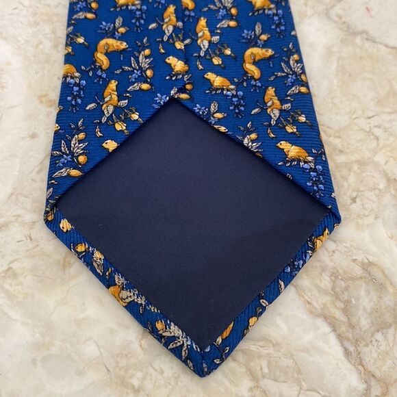 Alain Figaret Paris 100% Silk Handmade Tie - Picture 7 of 8